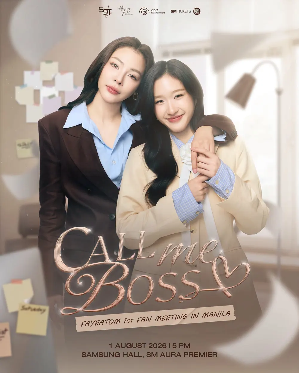 CALL ME BOSS FAYE ATOM 1ST FANMEETING IN MANILA